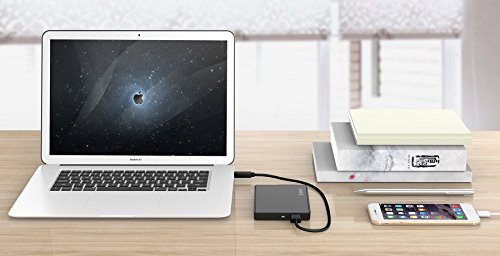 ORICO 6,3 cm USB 3.0 Hard Drive Disk HDD Externes Gehäuse/Case für 9,5 mm 7 mm 6,3 cm SATA HDD und SSD, Werkzeuglose HDD Installation kompatibel mit Windows 2000/Windows ME/Windows 98/XP/Vista/7/8, Mac OS 9.1/10.8.4 höher - 5