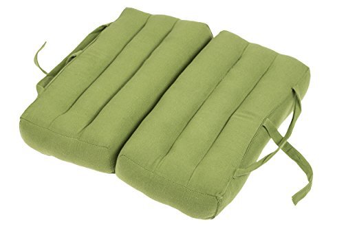 Faltbares Sitzkissen 40x40 für Entspannung, Meditation oder Yoga (farngrün)