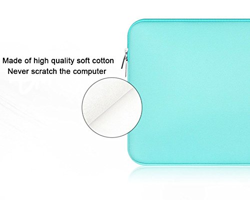 Crisant einfachen Stil Sleeve Hülle pour Laptop 15-15,6 zoll,Cotton Stoßfest Notebooktasche Tasche / Computer bag Case Cover Pour Apple Macbook Pro 15.0“ / Macebook Pro (Retina) 15.4“ / Asus Zenbook / Lenovo / Samsung / Sony / HP / Dell / Chromebook (Grün) - 8