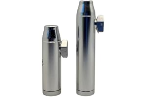 TORNADO´S Kit X2 behållare med 1 och 2 gram i polerad aluminium