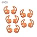 Price comparison product image Teepao Apple Earpod Cover Waterproof Soft Silicone Sport Earbud Hanging Cover In-Ear Earphone Sleeve for IPhone EarPods Headset Headphones,5 Pairs(10pcs)/set (Orange)