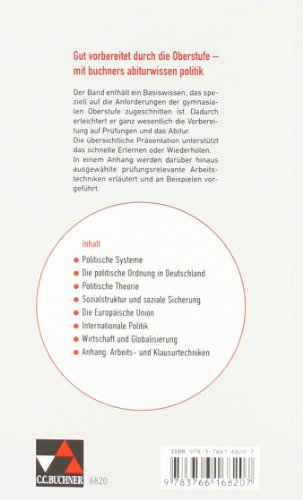 Livres Couvertures de abiturwissen politik: Basiswissen für die Oberstufe mit einem Anhang zu Klausur- und Arbeitstechniken