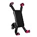 Produktbild POPETPOP Bike Phone Mount Lenker Sattelstütze und Pole Halterung für Smartphone und GPS (Rosy)