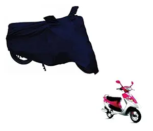 Auto Hub Waterproof Bike Body Cover for TVS Scooty Pep Plus - Navy