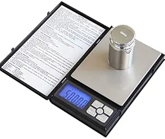 VRCT Digital Weighing Scale 600 Gram Capacity Precise Notebook Model Balance for Jewellery Gemstone Diamond Home & Kitchen Educational & Industrial Purpose