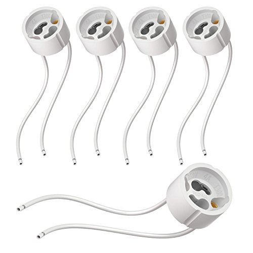 Preisvergleich Produktbild parlat GU10 Fassung aus Keramik 230V max. 25W, 5 STK.