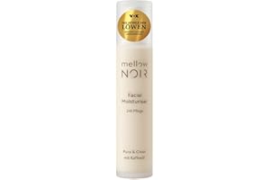 ‎MELLOW NOIR mellow NOIR Facial Moisturiser 50ml | 24h Feuchtigkeit | Feuchtigkeitscreme für das Gesicht | Gesichtscreme für Damen & Männer | Vegan | zertifizierte Naturkosmetik