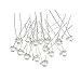 40pcs Wedding Bridal Pearl Clips, SUMERSHA Flower Crystal Hair Pins Hair Clips Bridesmaid