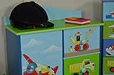 Kinder Kommode Schrank Kinderregal Blau Autos Schiffe Mini Turbo - 3
