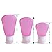 Voberry®1 Pcs Silicone Travel Packing Bottle Lotion Shampoo Bath Container Press Bottle S/M/L (L, Blue)