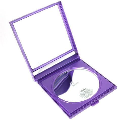 Fancy Metal Goods Bathroom/Travel Mirror with True Image, Lilac