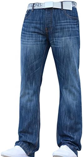 SMITH & JONESNew Mens Bootcut Denim Jeans Pants