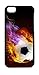 Produktbild blackase Schutzhülle für iPod Touch 6 – Sport Fußball, aus Flamme Sport Fußball Soccer unten – ref 909
