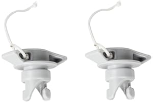 fumooa 2 Pezzi 8 Fori Coperchio della Valvola 'Aria della Barca Gonfiabile Tappo della Valvola 'Aria Gonfiabile Accessori per Kayak per Barche