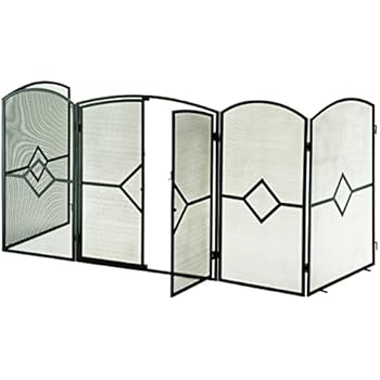 Stove Firescreen 32 H Screen Fireguard Sparkguard For Fireplace