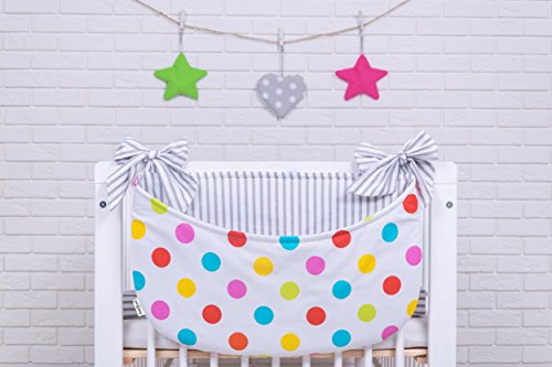 Betttasche Spielzeugtasche Design18 Babybetttasche Windelntasche Spielzeughalter für Kinderbett NEU