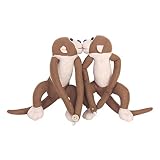 1 Paar Affe Curtain Tie Backs Kinder Zimmer Nursery Frech Spielen Monkey Vorhang binden zurück Raffhalter - 3