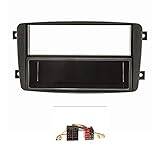 Material : Kunststoff tomzz Audio 2434-007 Radioblende Set passend für Mercedes C-Klasse W203 S203 CL203 CLK C209 A209 Viano Vito schwarz mit Radiioadapter ISO
