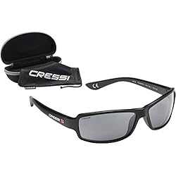 Cressi Ninja Floating - Gafas de sol polarizadas y flotantes para hombre, color negro