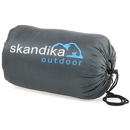 skandika Dundee Sleepyhead kuscheliges Kopfkissen Flanell 65×45 cm ideal für Schlafsack, Isomatte, Reisen etc - 6