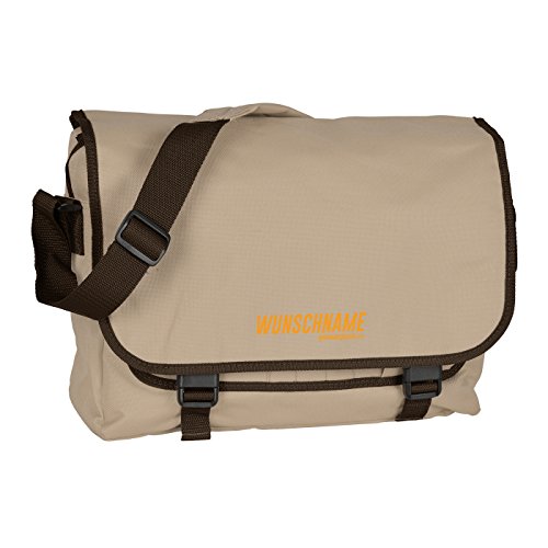 Preisvergleich Produktbild Goodman Design ::: Schultertasche mit Wunschnamen ::: für Laptop