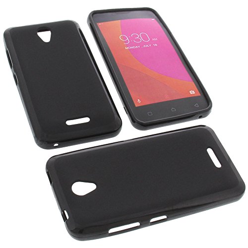 foto-kontor Funda para Lenovo Vibe B A1010 Funda Protectora de Goma TPU para móvil Negra