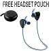 HEAD X - X13 Sport in Ear Bluetooth 4.1 Headphones with Mic Passive Noise Cancelling Earphones Waterproof HD Stereo Running Earbud Headset Fast Connected for all iPhone/Sumsung/Sony etc. (Black/Blue) RS.1499.00