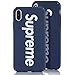 Produktbild Sup PC Case [ Passend für Apple iPhone X/XS - 10, Navy Blau ] Supreme Design Schutzhülle - Feinmatte Hartschale - Ultra-Slim Cover