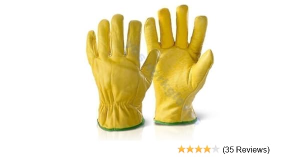 lorry drivers leather work gloves
