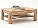 Produktbild Couchtisch Holz Massiv Eiche mit Schublade Massivholz Wohnzimmer Tisch Asteiche Messina