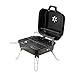 Produktbild Standgrill Holzkohle Picknickgrill schwarz Campinggrill 3 x Grillrost