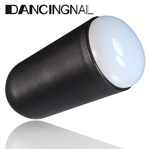 DANCINGNAIL Nail Image Art Big Stamper Marshmallow Round Stamp Manicure Stamping Tool DIY black