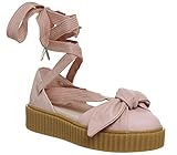  Puma Damen Sandalen Bow Creeper Silber/pink Silber (12) 38