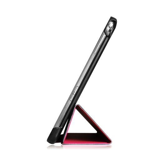 Fintie Samsung Galaxy Note 10.1 2014 Edition / Samsung Galaxy Tab Pro 10.1 T520 T525 Hülle Case – Ultra Slim Lightweight superleicht Stand Smart Shell Schutzhülle Cover Tasche Etui mit Auto Schlaf/Wach Funktion, Rot - 5