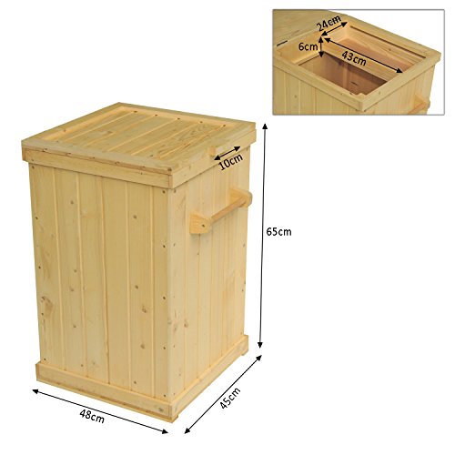 Outsunny Gartenhaus, natur, 45 x 48 x 69 cm, 845-046 - 6