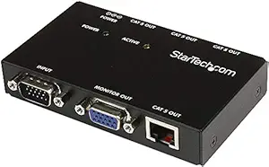 StarTech.com ST1214T 4 Port VGA Video Extender Over Cat 5