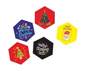 Visual Creation Merry Christmas Tag Cards I Set of 30 ( 70 mm x 60 mm) (60)