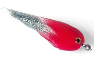 FISHIN ADDICT Red Head Comet fishing jig fly 5g Cheb - Sea bass, pike, perch 180mm