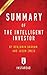 Produktbild Summary of The Intelligent Investor: by Benjamin Graham and Jason Zweig | Includes Analysis