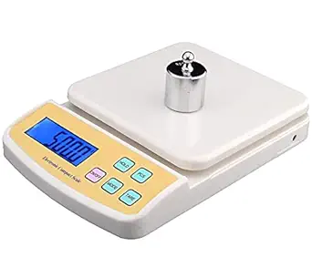 QSHIXLE Digital Kitchen Weighing Machine Multipurpose Electronic Weight Scale with Backlit LCD Display for Measuring Food, Cake, Vegetable, Fruit (SF400A)