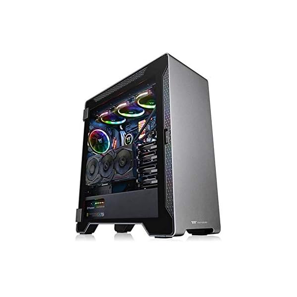 Thermaltake A500 TG - PC Case/Caja de PC para Gaming, Color Negro