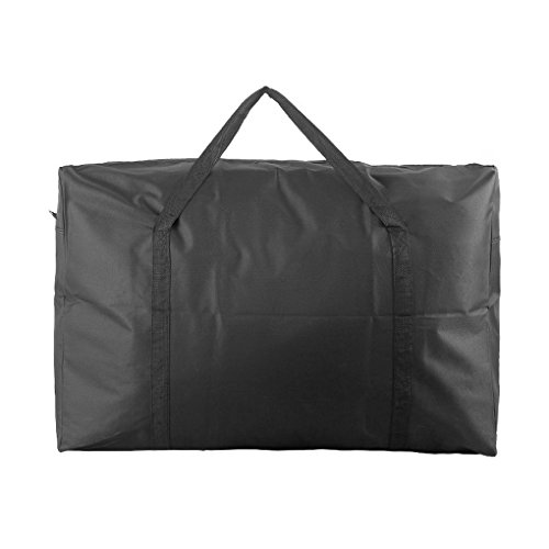 Super Große Starke Aufbewahrungsbox 100L Wasserdichte Oxford Transporttasche Organizer für Reise Umziehung Aufbewahrung Kleiderschrank Wasserdicht Super Reißfest Robust 85*55*33CM Schwarz - 3