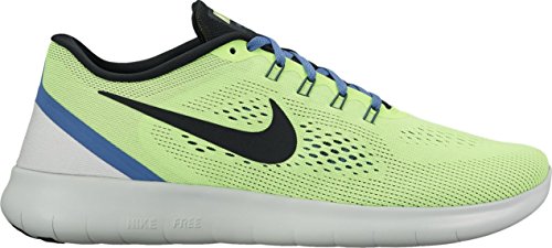 Preisvergleich Produktbild Nike Free RN Laufschuhe ghost green-black-blue moon - 48,5