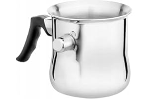 Galicja Casserole à lait Ricky avec sifflet - Casserole Petit - Casserole à lait sans cuisson - Casserole à lait - Casserole à lait en acier inoxydable - Petite casserole - Casserole à lait -