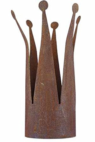 Krone schmal in Edelrost 25cm - 2