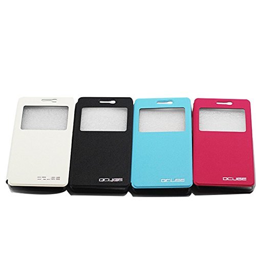 Prevoa        DOOGEE X5 X5 PRO Funda - Flip PU S - View Funda Cover Case para DOOGEE X5 X5 PRO 5 0 Pulgada Smartphone - Hotpink