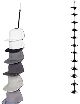GreenMango Caprack - Kappenhalter zum Aufhängen von 6 bis 36 Basecaps / Snapback Caps / New Era Caps und Schirmmützen...