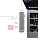 Produktbild TWOPAN USB-C-Hub T6-6, USB-C auf USB 3.0/HDMI-Adapter, Aluminium 6-Port USB-C Digital AV Multiport Adapter, kompatibel mit MacBook Air 2018/Pro 2018/2017, Chromebook.