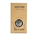 Konjac Sponge Bamboo Charcoal (Economical pack of 2) from Kings of Sweden - Facial cleansing sponges for oily skin types - 100% natural, vegan, sustainable and fully biodegradable!