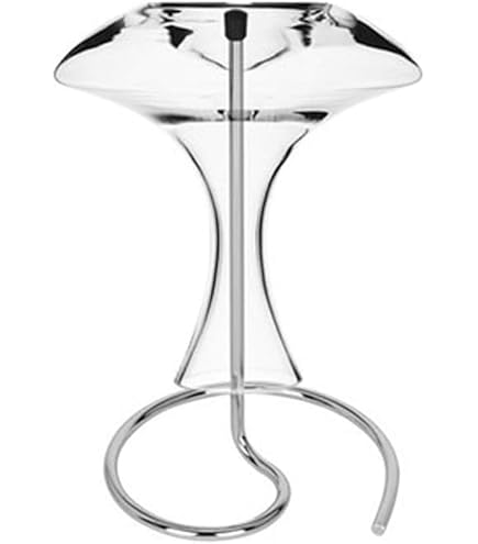 Support Sèche Carafe Vinolem Support De Séchage Pour Carafe à Vin - Égouttoir PVC Anti-Rayures Pour Décanteur - Idéal Bar, Restaurant Ou Maison Rangement Bar